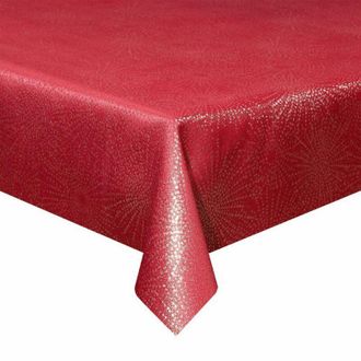 Tognana Mantel Navide&ntilde;o Antimanchas 150x300 Cm Vega Rojo