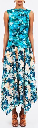Ulla Johnson Medea Sleeveless Top In Azul
