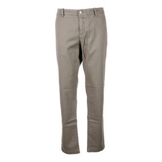 Jacob Cohen Heren, Broeken, Grijs, Maat: W31 Katoen