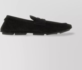 Dolce & Gabbana loafers suede calf metal detail back