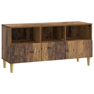 vidaXL Mueble De Tv 102 X 34,5 X 50 Cm Madera Envejecida Vidaxl