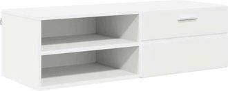 vidaXL Vidaxl - Gabinete de tv Blanco 100.5 x 39 x 30 cm Madera contrachapada
