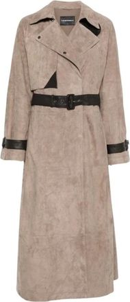 Emporio Armani Donna, Cappotti, Beige, S, new