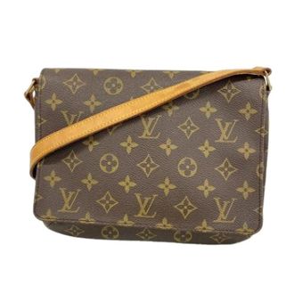 Louis Vuitton Pre-owned Cross Body Bags, female, Brown, Size: ONE SIZE Pre-owned Musette Tango Shoulder Bag