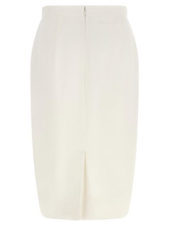 Stella McCartney Pencil Skirt with Front Pincers Skirt - Ivory