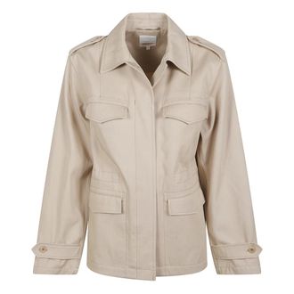A.P.C. A.p.c., Dames, Jassen, Beige, Maat: XS Leer