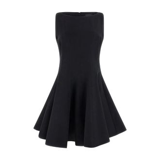 Guess Dafne Flare Dress - female - Guess - Short Dresses - Black - L - Dresses