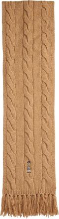 Polo Ralph Lauren Sciarpa con frange - Marrone
