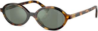 Miu Miu Eyewear Occhiali da sole con logo - Toni neutri