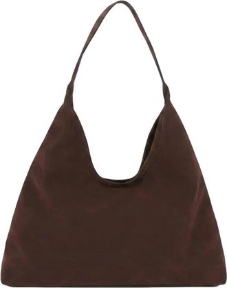 Hvisk Lola Brush Structure - Dames - Tassen - Bruin - Maat: ONE Size Su&egrave;de