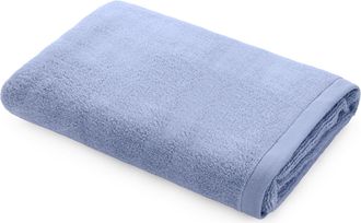 KASANOVA Telo doccia 90x150 cm cotone blu Zero Twist