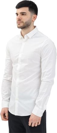 A|X Armani Exchange Hombre, Camisas, Blanco, Talla: L