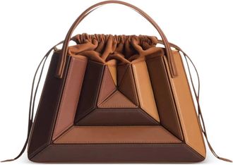 Mlouye Borsa tote Sera Mia - Marrone