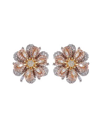 Eyecandy LA Eye Candy La Cz Rose Studs