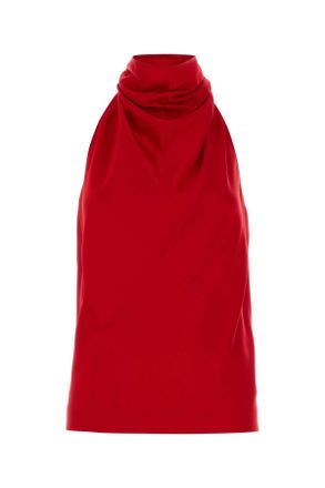 Stella McCartney Stella Mc Cartney Red Satin Top
