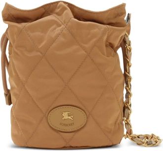Burberry Borsa a secchiello Horseshoe mini - Marrone