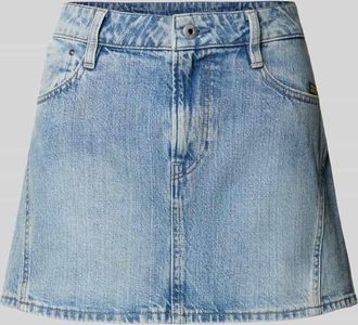 G-Star Minirock in Denim-Optik Modell Cinch in Jeansblau Melange, Gr&ouml;&szlig;e 25