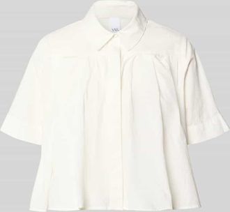 Vero Moda Bluse mit verdeckter Knopfleiste Modell SKYMA in Weiss, Gr&ouml;&szlig;e 42