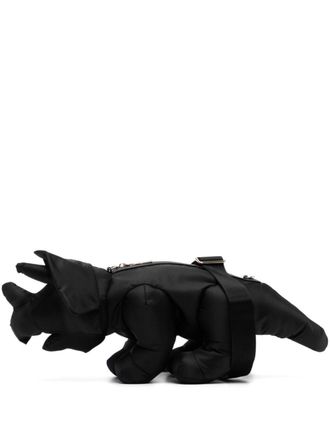 Miharayasuhiro Triceratops shoulder bag - unisex - Nylon - One Size - Black
