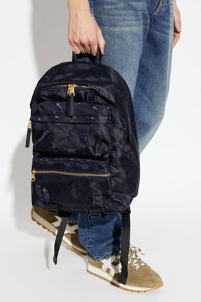 Paul Smith Backpack With Logo Patch, Mens, Navy Blue
