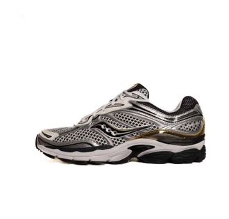 Saucony Mens Progrid Omni 9 Sneaker In Silver/gold
