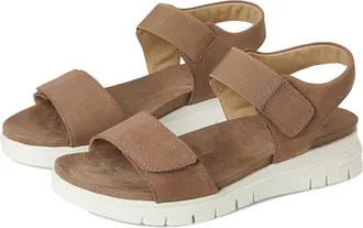 David Tate Papaya Womens Sandals Taupe : 9.5 M (B), Leather