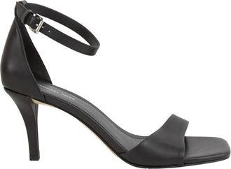 Michael Kors Elegante Zwarte Jurk voor Vrouwen - Dames - Sandalen met hakken - Zwart - 39 EU - Leer - Schoenen