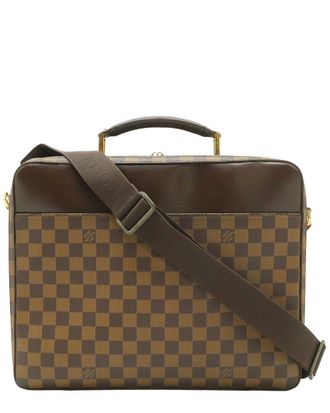Louis Vuitton Brown Damier Business Bag (Authentic Pre-Loved)