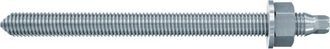 Fischer 10x Varilla De Anclaje Rg M 10 X 220 Mm Galvanizado Cincado Calidad Del Acero 8.8 - 519444