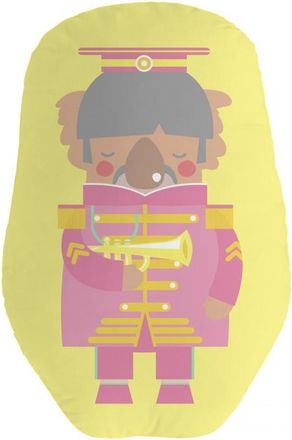 Muemue Coj&iacute;n algod&oacute;n amarillo 30x40 cm