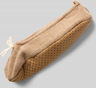 s.Oliver Red Label Hausschuhe mit Woll-Anteil in Beige, Größe 37/38