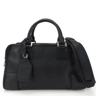 Loewe Tweedehands leren handtassen - Dames - Vintage Handtas - Zwart - ONE Size - Leer - Vintage