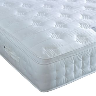 Bedmaster Anti Bed Bug 1500 Pocket Sprung Foam Pillow Top Mattress in White | Size: Super King