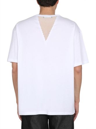 Raf Simons Logo Patch Cotton T-Shirt - White