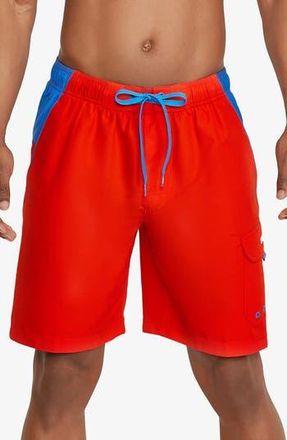Speedo Marina Sport Volley Swim Trunks in Spicy Orange at Nordstrom Rack, Size Xx-Large
