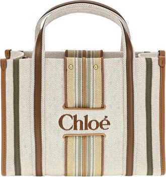 Chlo&eacute; Tassen, Dames, Veelkleurig, ONE Size, Katoen, Woody Medium Tote Bag
