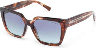 Tiffany & Co. Tf 4235 84219S Zonnebrillen - Dames - Zonnebrillen - Bruin - 55 MM - Accessoires