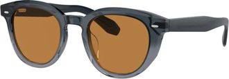 Oliver Peoples Klassieke bruine zonnebril met antireflectiecoating - unisex - Zonnebrillen - Grijs - 48 MM - Accessoires