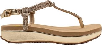 Volatile Womens Calypso Sandal In Gold