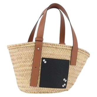 Loewe Pre-owned Tote Bags, female, Beige, Size: ONE SIZE Pre-owned Hand Bag