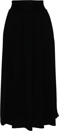 agn&egrave;s b. draped skirt - women - Polyester - 1 - Black