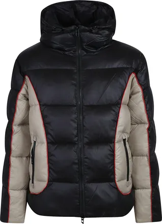 Diesel W-Ostend Beige Paneling Polyamide Jacket