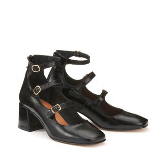 Jonak Leren schoenen met hak Arena