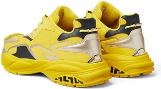 Versace Low-Top Sneaker - Canary Yellow Sneakers With Drawstring Fastening - Gr. 41 (EU) - in Gelb - für Damen