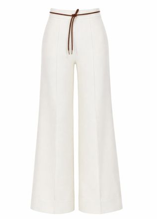 Herno Tailored High Waist Creases Pants