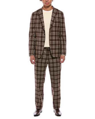 Isaia Capri Wool Suit With Flat Front Pant