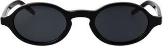 Saint Laurent SL M161 Zonnebril - unisex - Accessoires - Zwart - Maat: 48 MM Zijde
