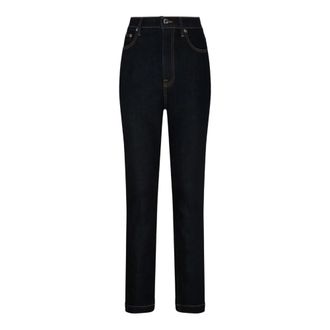 Dolce & Gabbana Skinny Jeans, female, Black, Size: L Cotton Skinny Jeans