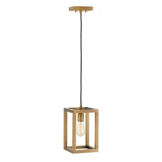 Netlighting Hinkley Fredrick Ramond Ensemble 1 Light Pendant Brushed Bronze in Brown