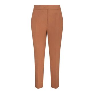 Max Mara Broeken, Dames, Bruin, 2Xs, Wol, Stijlvolle Design Broek